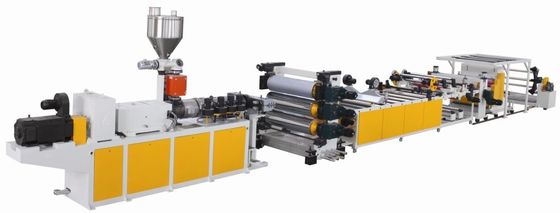 TPV TPE Karmat Sheet Extrusion Machine 2000 - 3000 Gsm 2-3mm